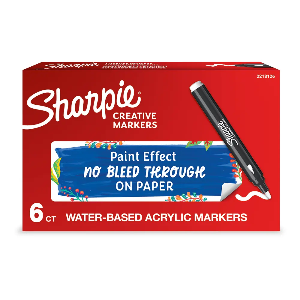 MARKER SHARPIE AKRILNI BELA