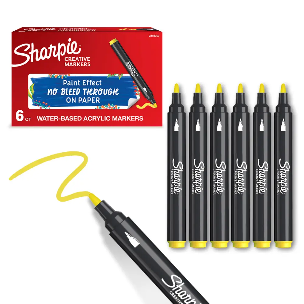MARKER SHARPIE AKRILNI RUMENA