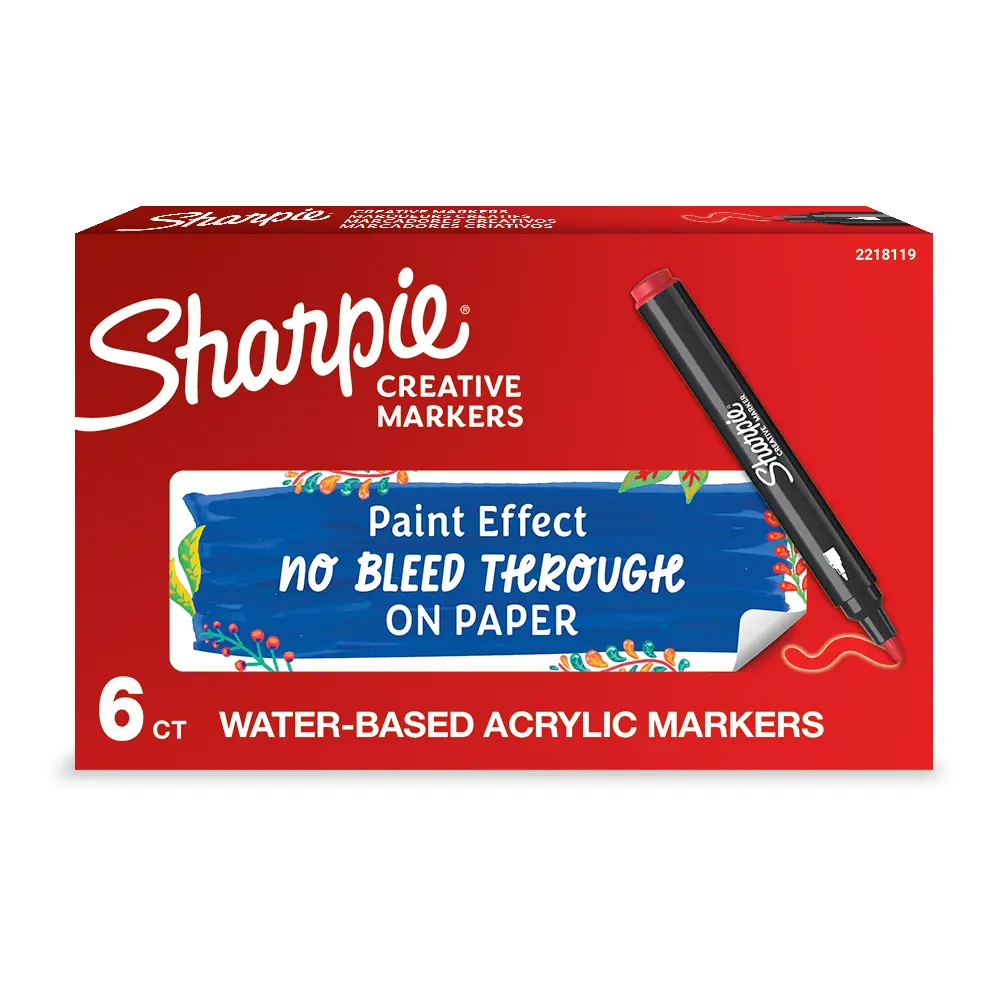 MARKER SHARPIE AKRILNI RDEČA