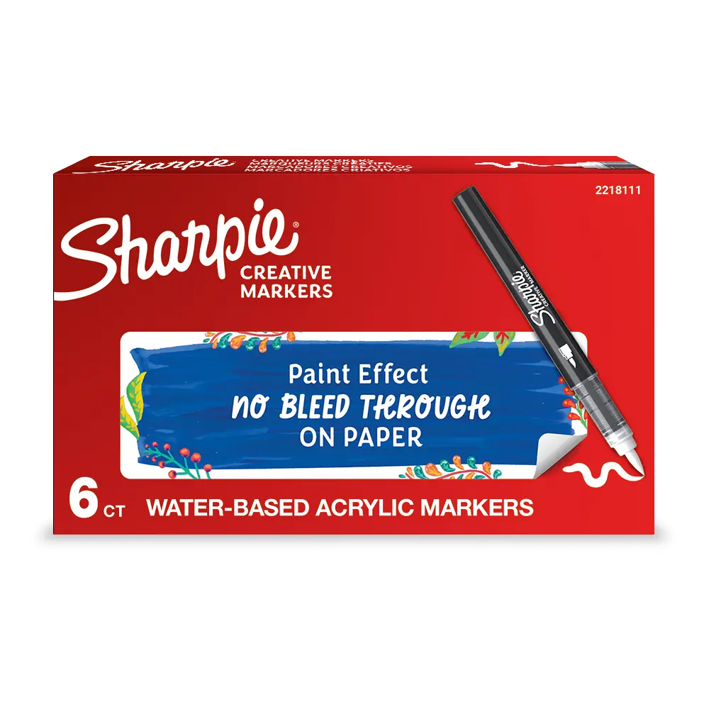 MARKER SHARPIE AKRILNI ČOPIČ BELA