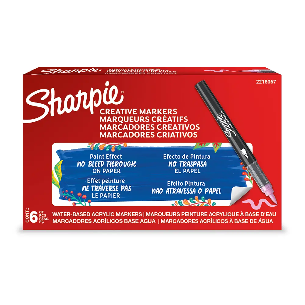 MARKER SHARPIE AKRILNI ČOPIČ ROZA