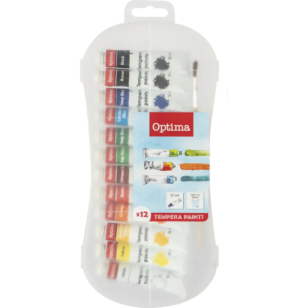 Tempera barvice Optima 12X12ML