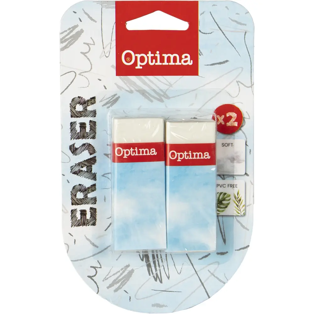 Radirka OPTIMA 2/1 v blistru