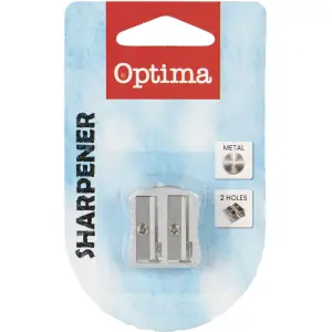 Šilček kovinski dvojni OPTIMA