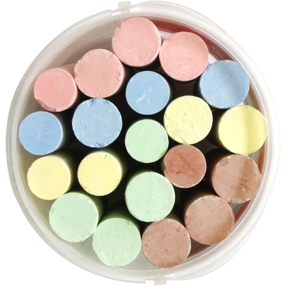 Barvna kreda, 20 kos v lončku