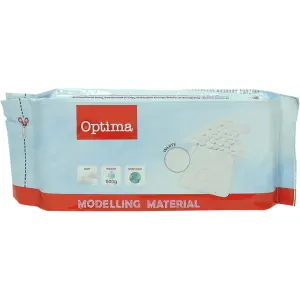 Modelirna masa Optima bela, 500g
