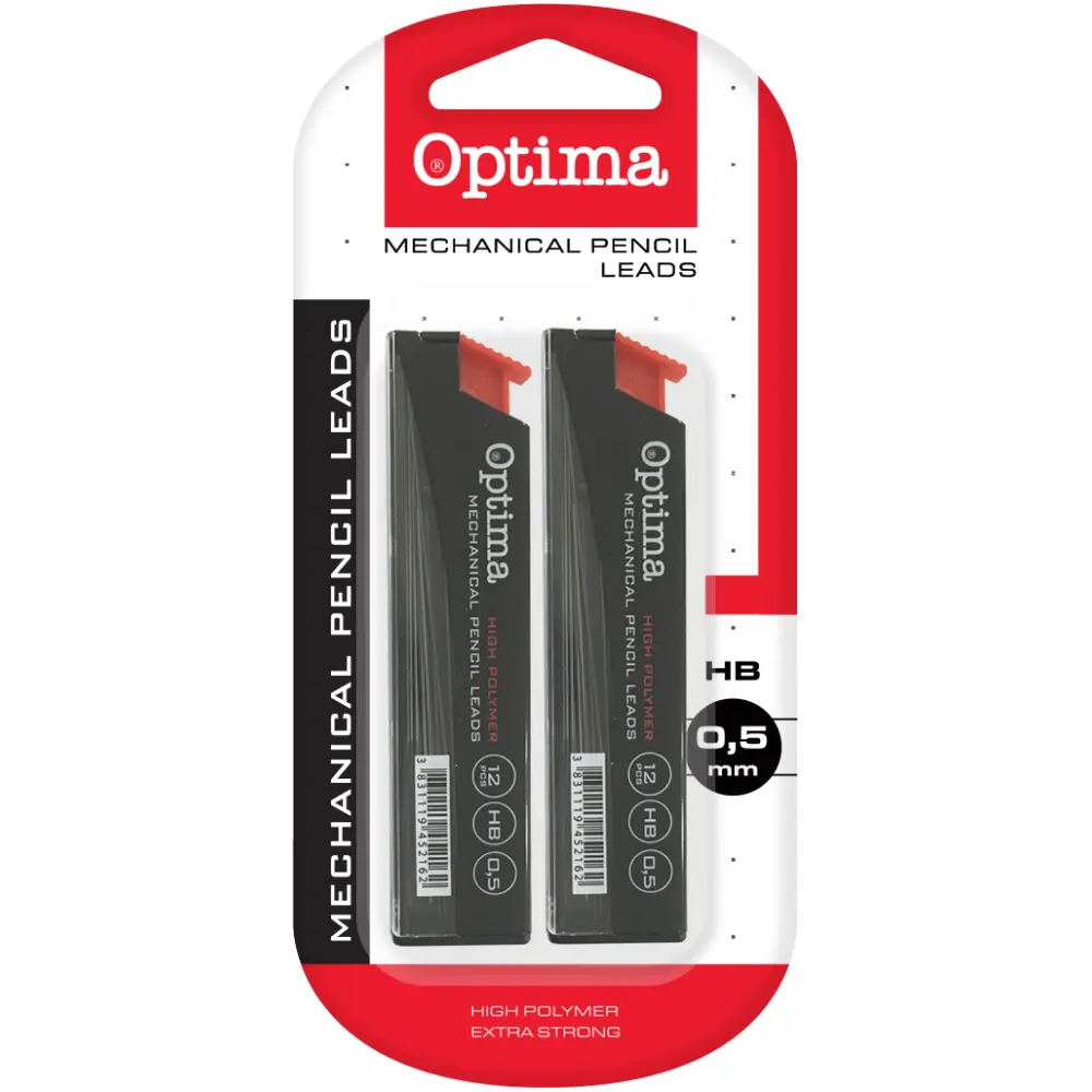 Mine za tehnični svinčnik 0.5 mm, 2 kosa