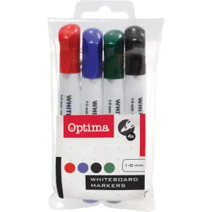 Markerji za belo tablo OPTIMA, 4/1