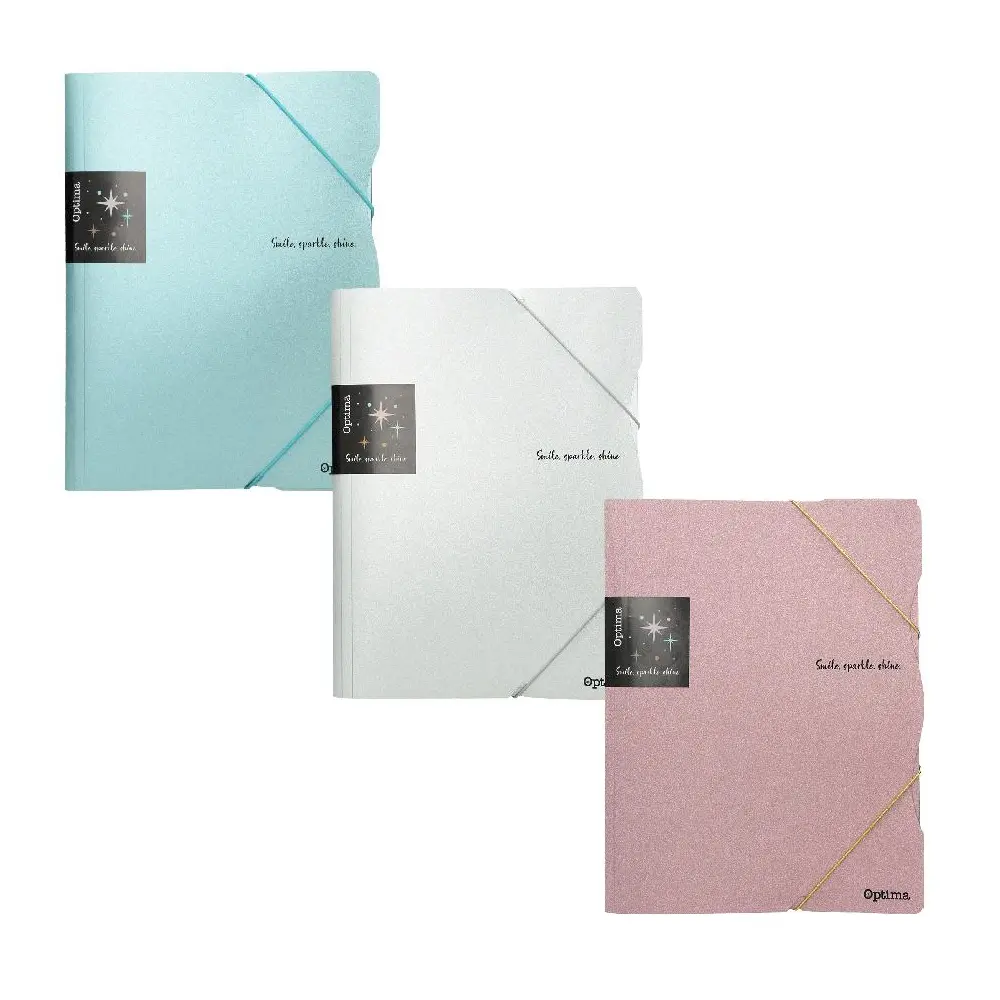 Mapa z elastiko Glitter A4