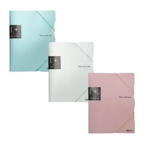 Mapa z elastiko Glitter A4