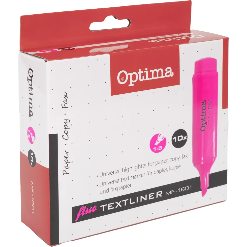 Označevalec besedila OPTIMA, roza