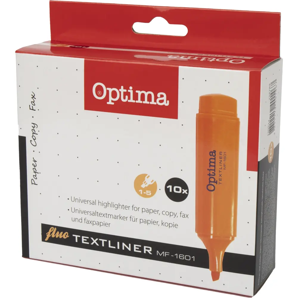 Označevalec besedila OPTIMA, oranžen