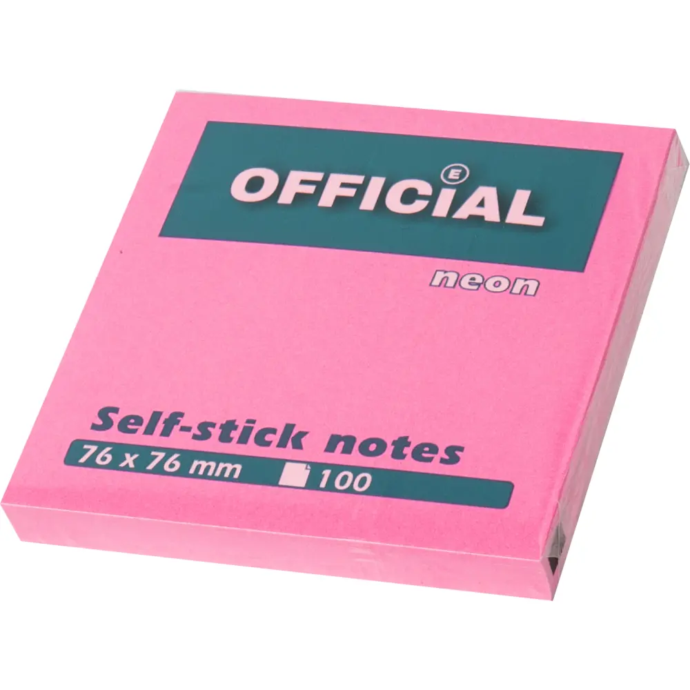Samolepilni lističi Official, roza 100/1
