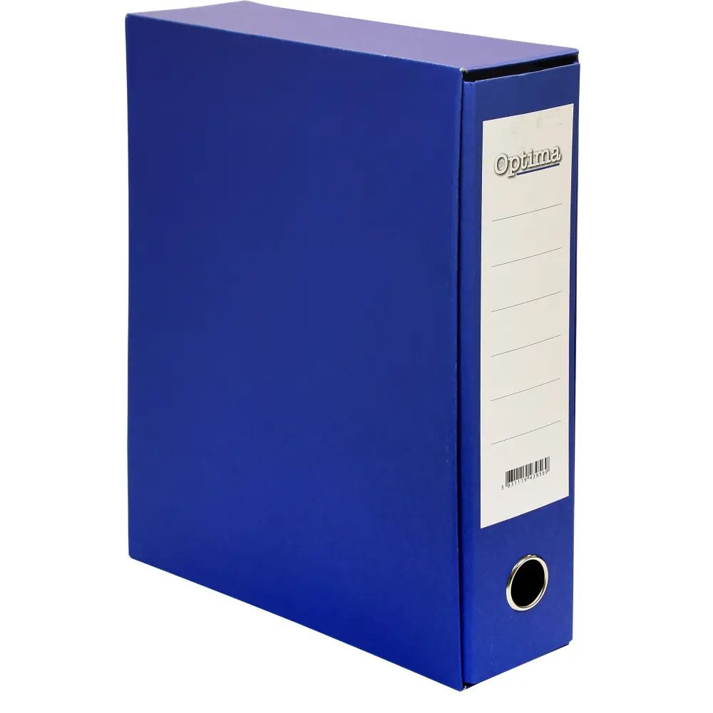 Registrator v ovoju Optima, A4 8cm moder