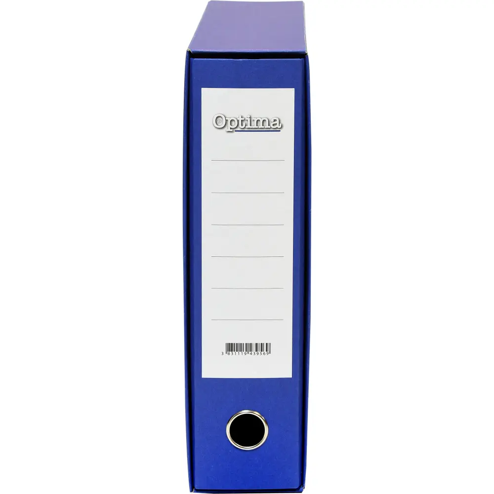 Registrator v ovoju Optima, A4 8cm moder