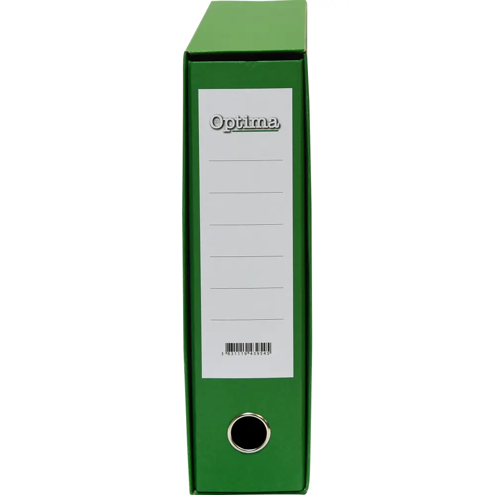 Registrator v ovoju Optima, A4 8cm zelen