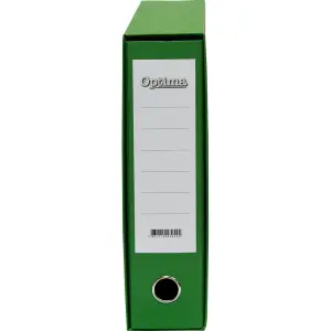 Registrator v ovoju Optima, A4 8cm zelen