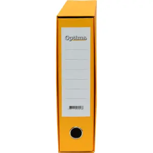 Registrator v ovoju Optima, A4 8cm rumen