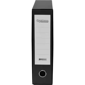 Registrator v ovoju Optima, A4, 8cm črn