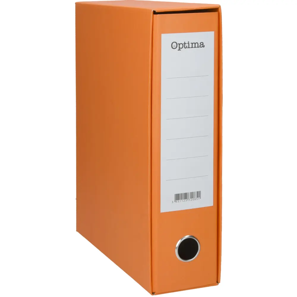 Registrator v ovoju Optima, A4 8cm oranž