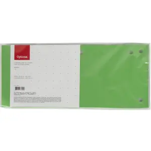 Pregradni karton 240x105mm zelen 10/1