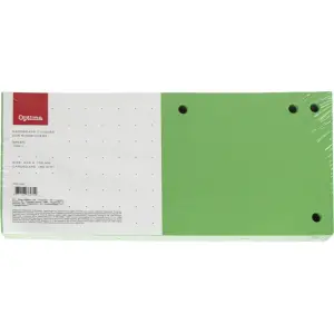 Pregradni karton 240x105mm zelen 100/1