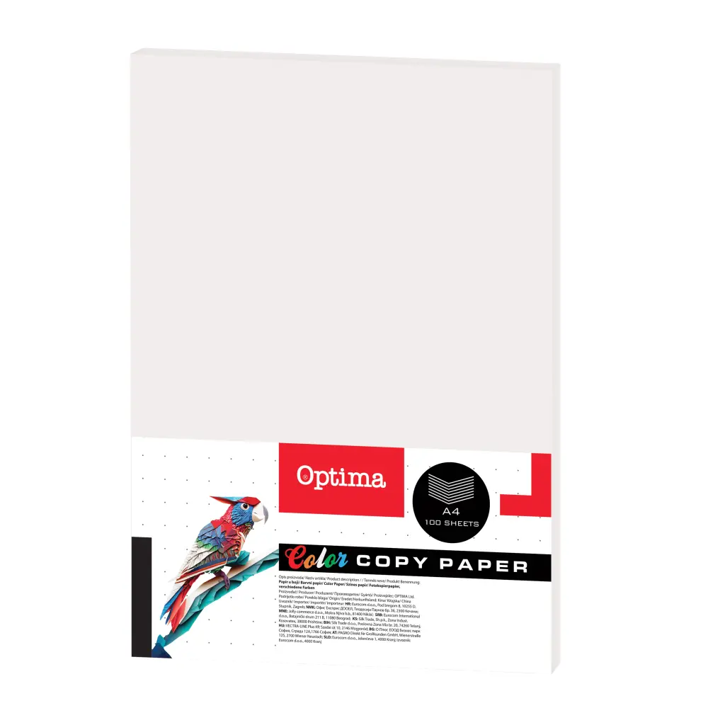 Papir fotok Optima A4 100/1 white 80g