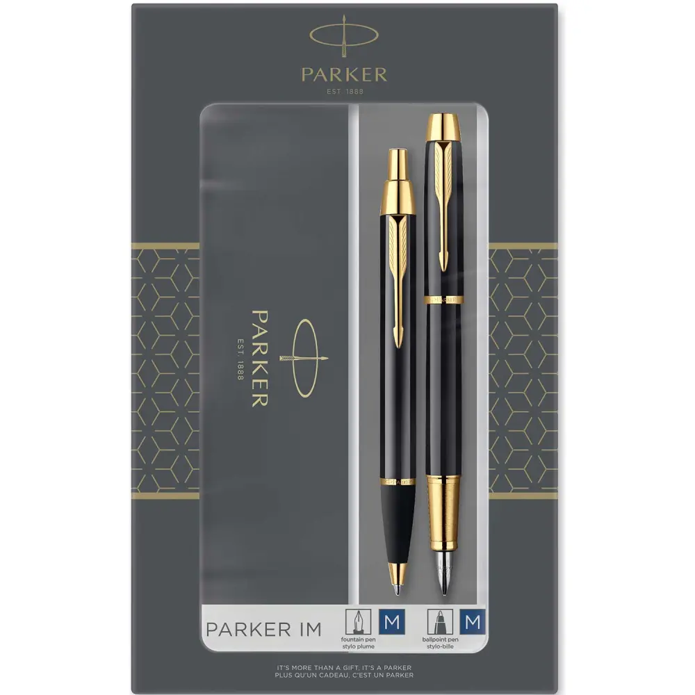 SET PARKER IM DUO (FP+BP) ČRNA GT