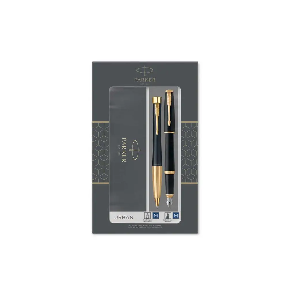 SET PARKER URBAN DUO (FP+BP) ČRNA GT