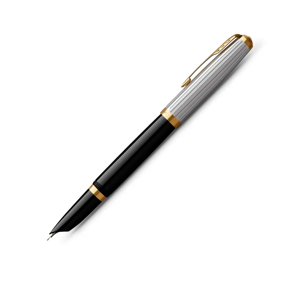 PERO NAL. PARKER 51 PREM. ČRNA GT 18K