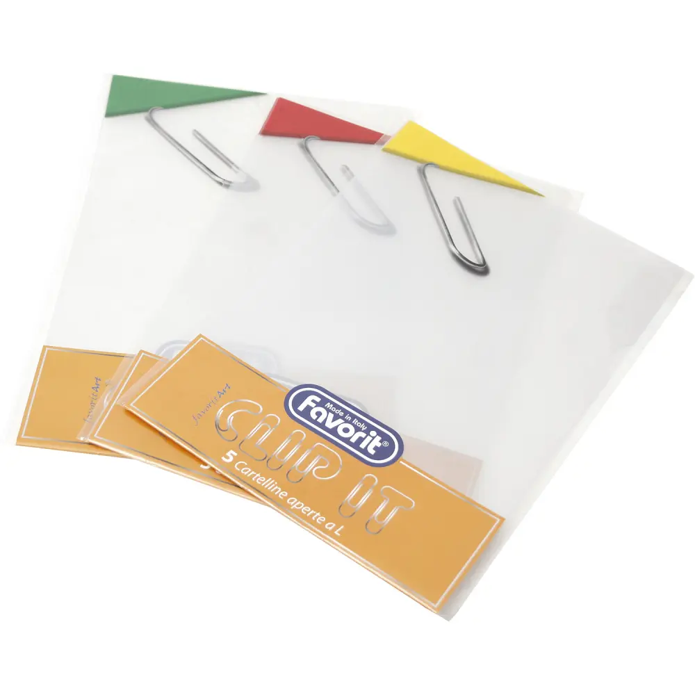 Mapa L z barvnim potiskom, 5 kosov