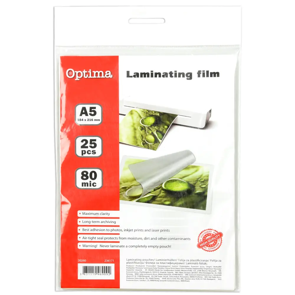 Žepki za plastificiranje A5