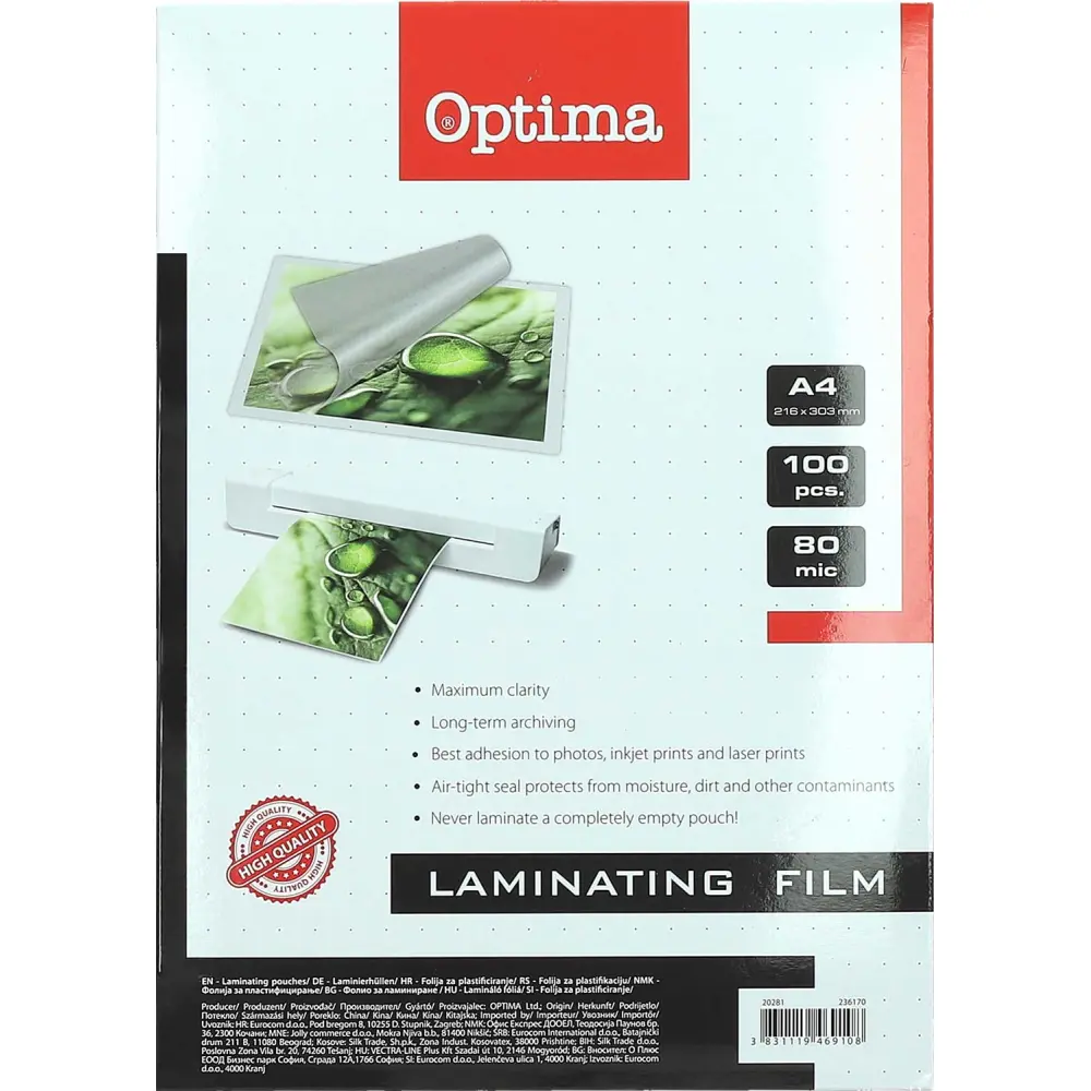 Žepki za plastificiranje A4