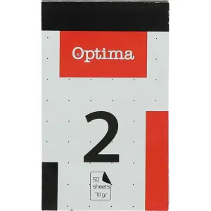 Lepljen blok Optima št. 2, mali karo