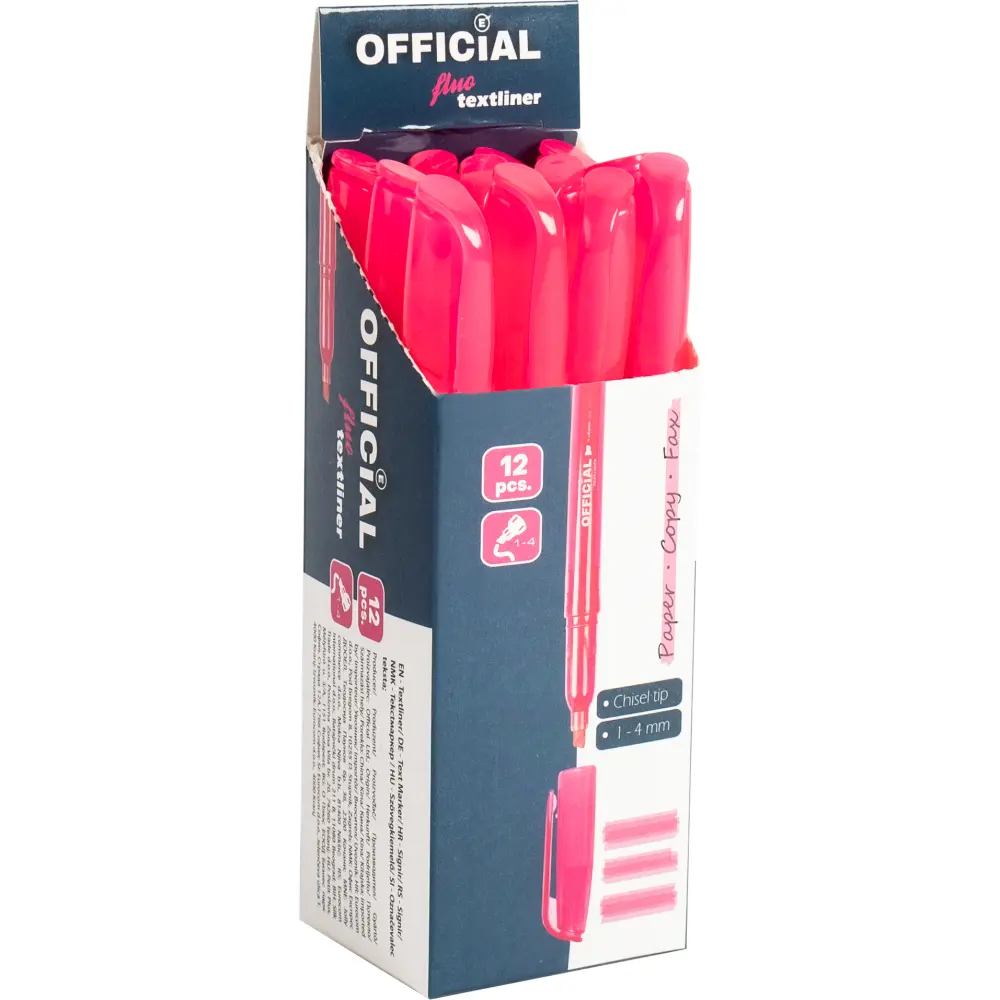 Označevalec besedila Official, roza