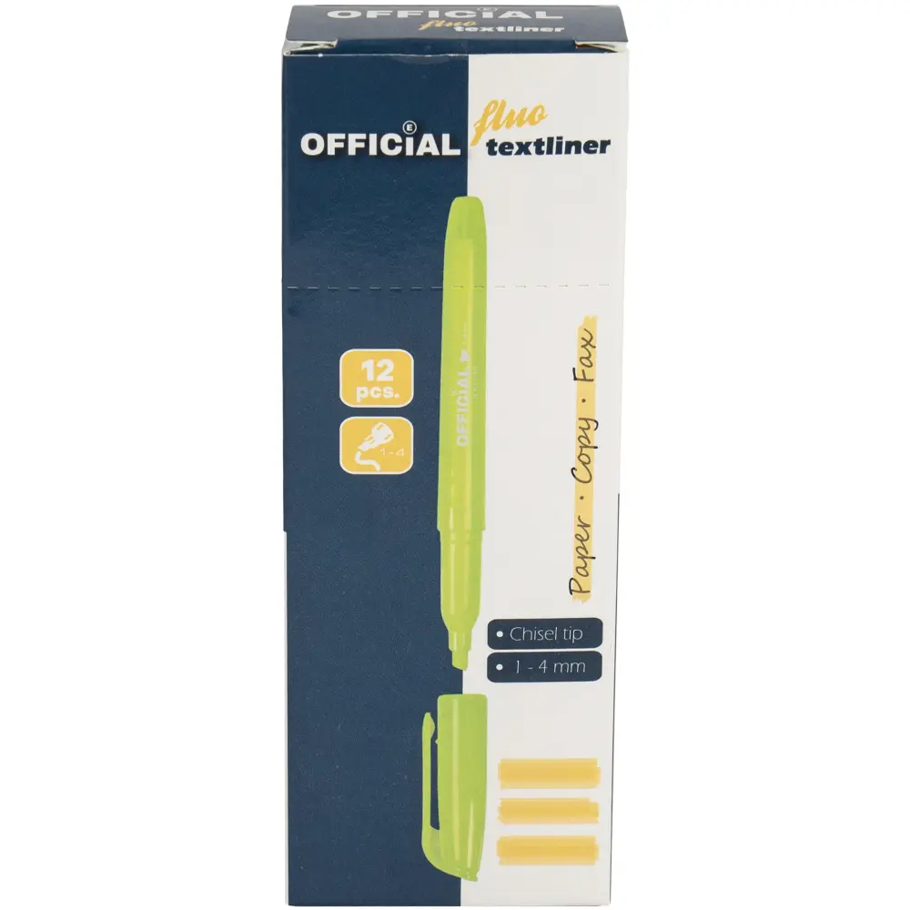 Označevalec besedila Official, rumen