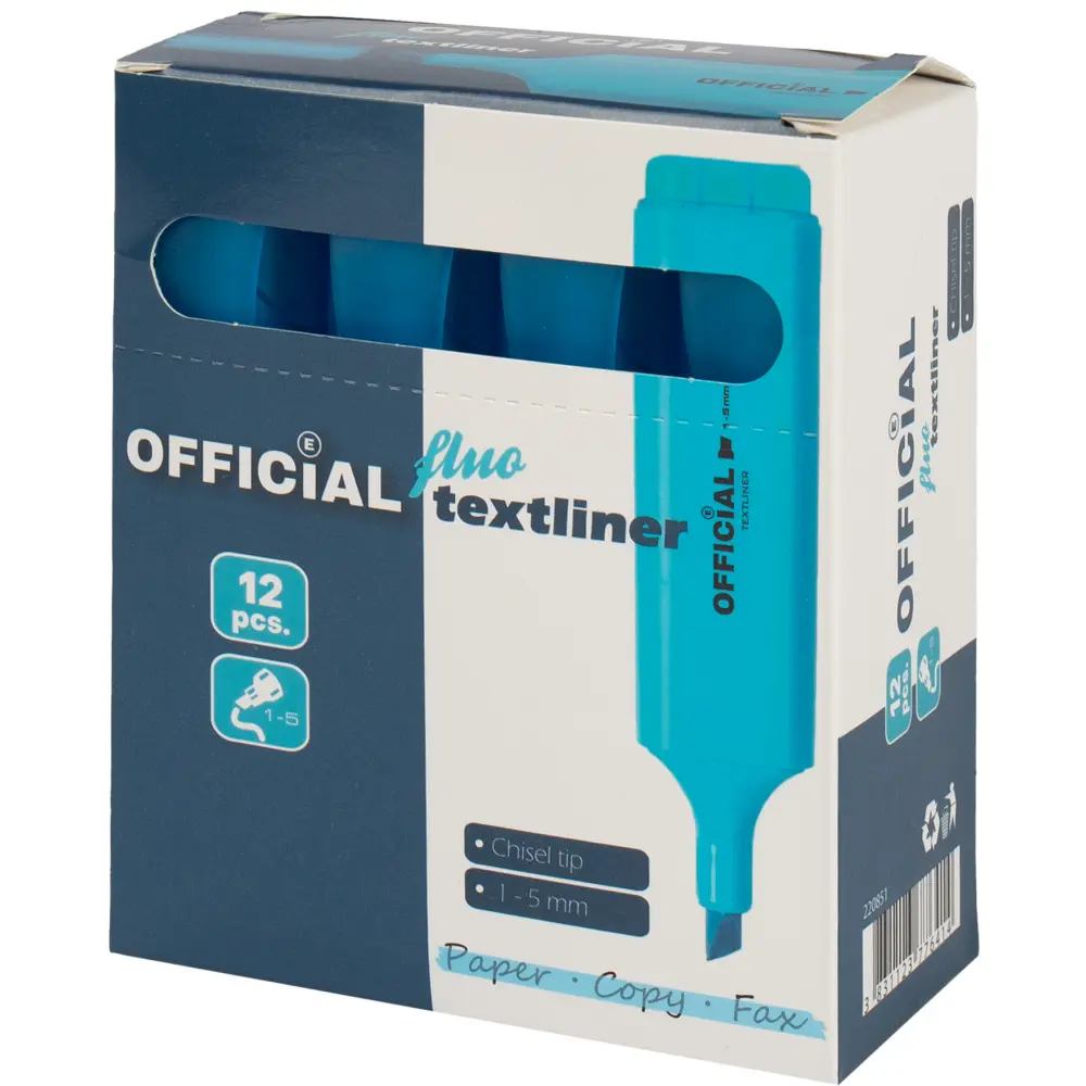 Označevalec besedila Official, moder