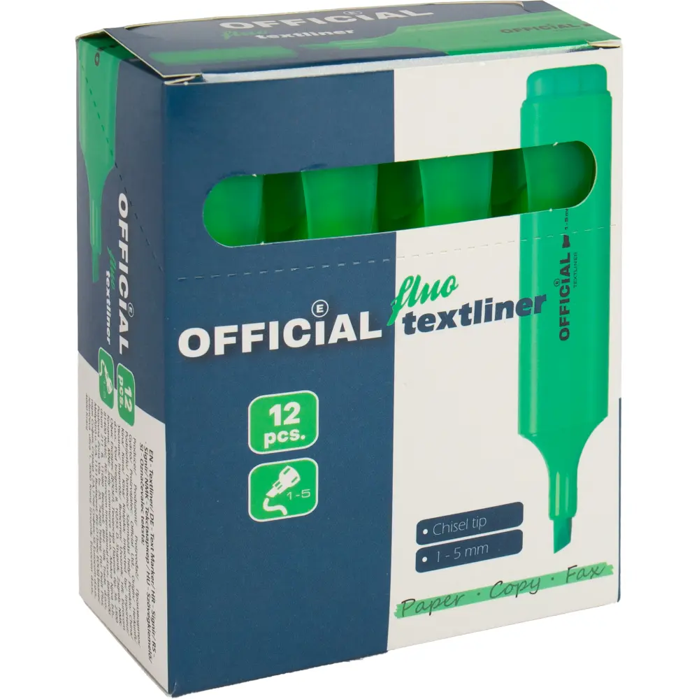 Označevalec besedila Official, zelen