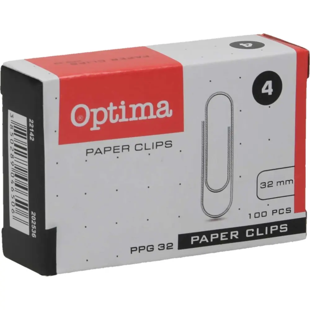 Sponke za papir Optima, 32mm, 100/1