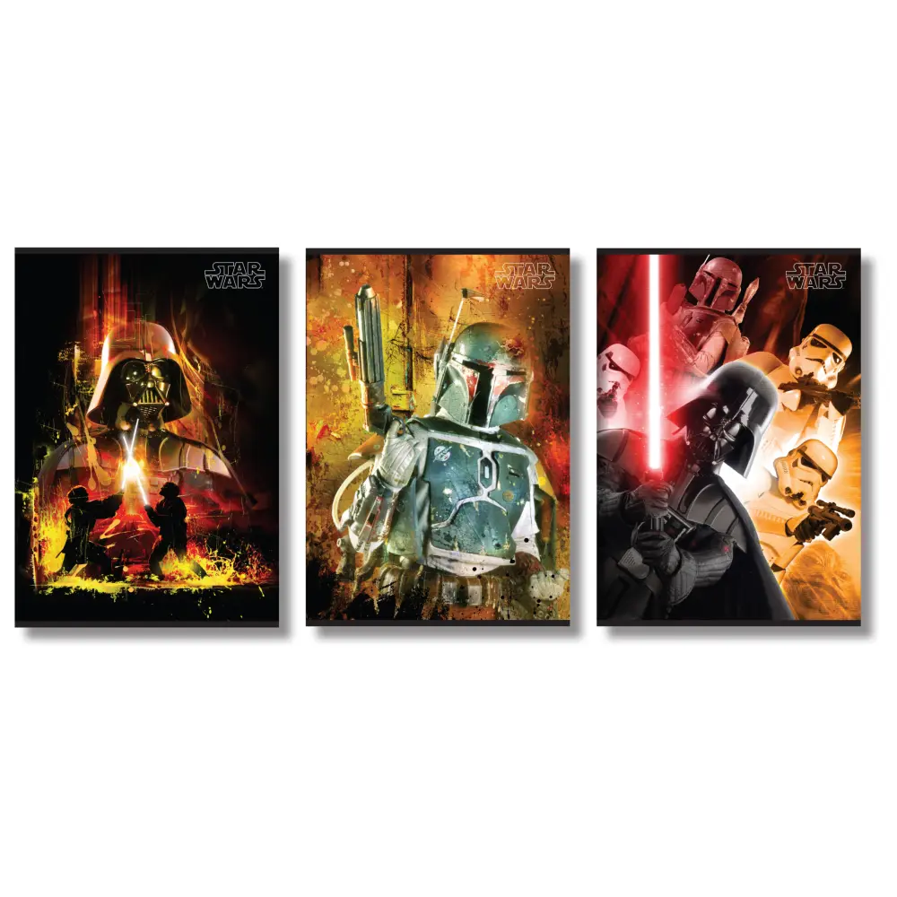 Zvezek Star wars A4 mali karo