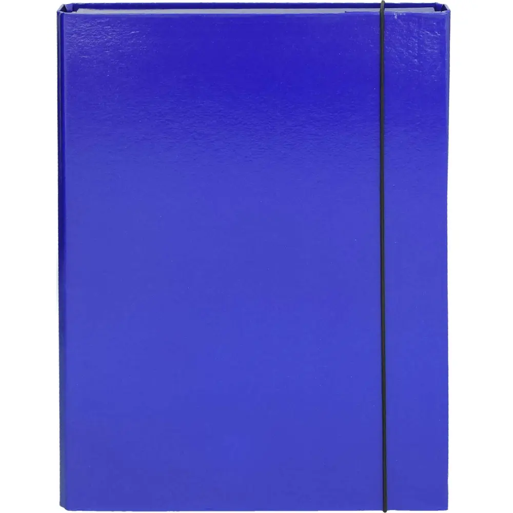 Mapa-škatla za zvezke z elastiko, navy m