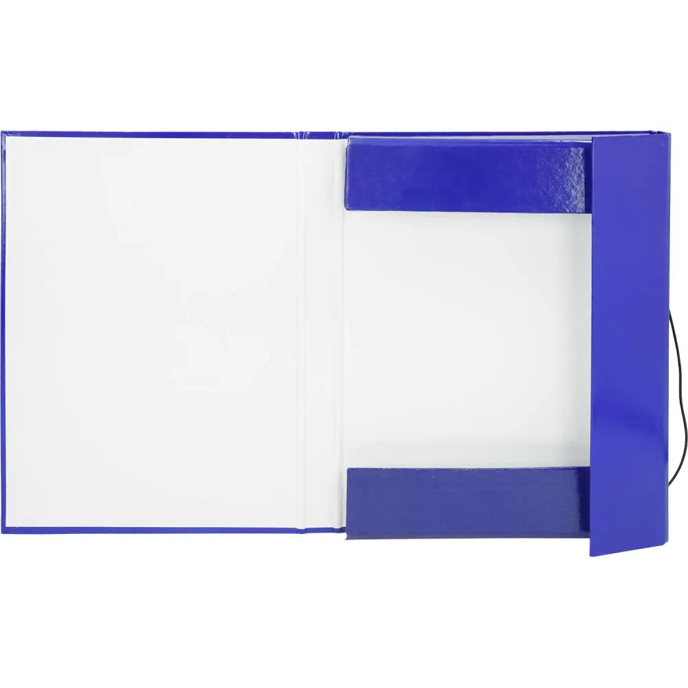 Mapa-škatla za zvezke z elastiko, navy m