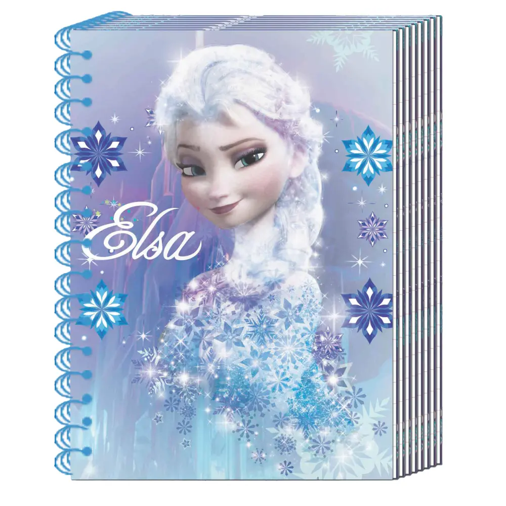 Špiralna beležka A6, FROZEN 