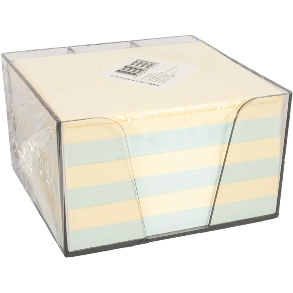 Kocka papirna v stojalu barvna 10x8,5x6