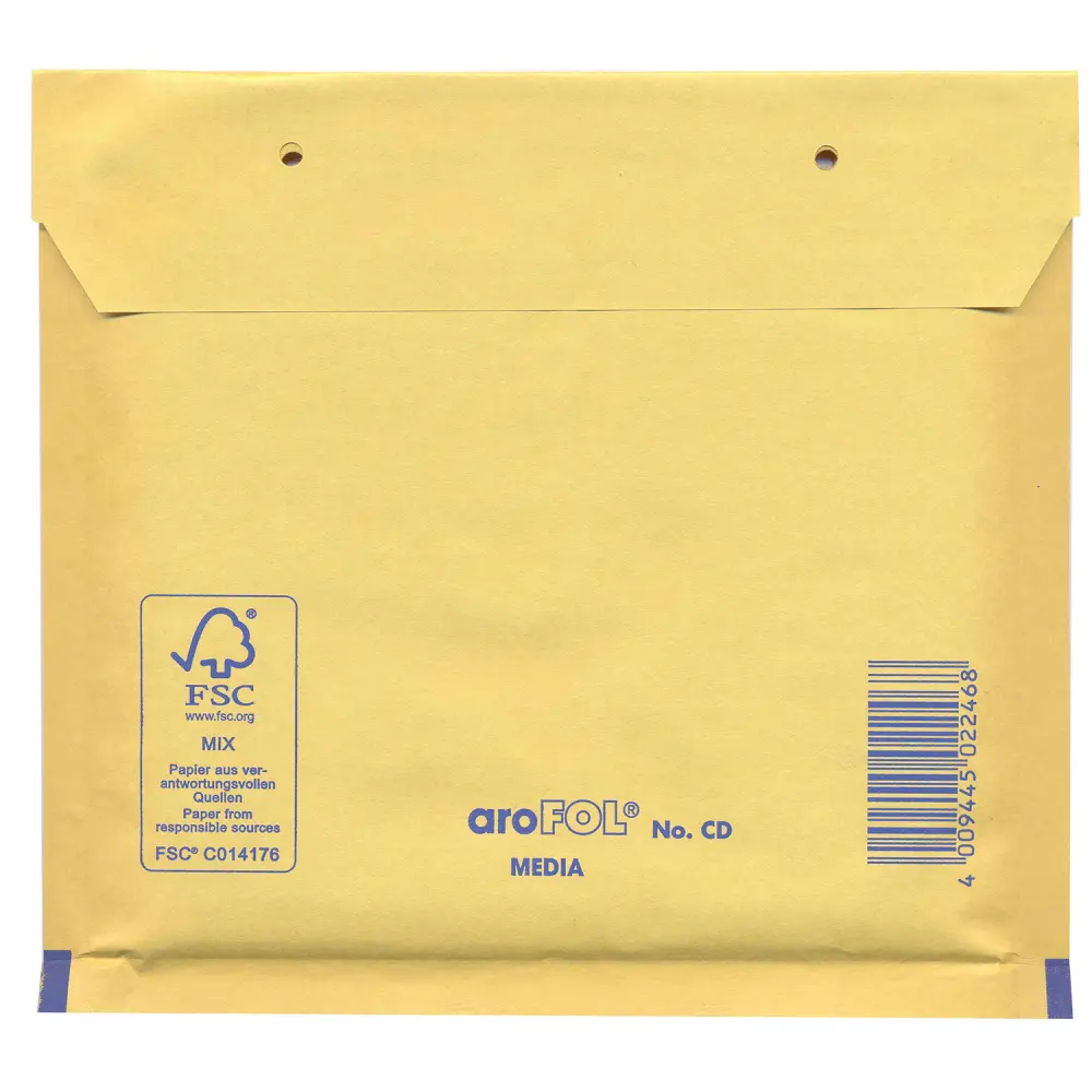 Kuverta za CD, oblazinjena, 180X165 mm