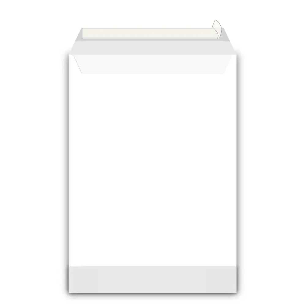 Kuverta vrečka B4/4 BELA 250x353x40mm 