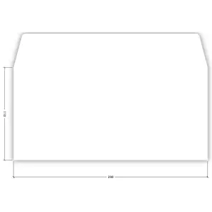Kuverta AMER. BO BELA 110x230mm 80gr SI 