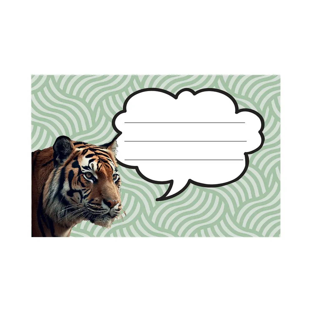 Nalepke za zvezke ANIMAL WILD 10/1