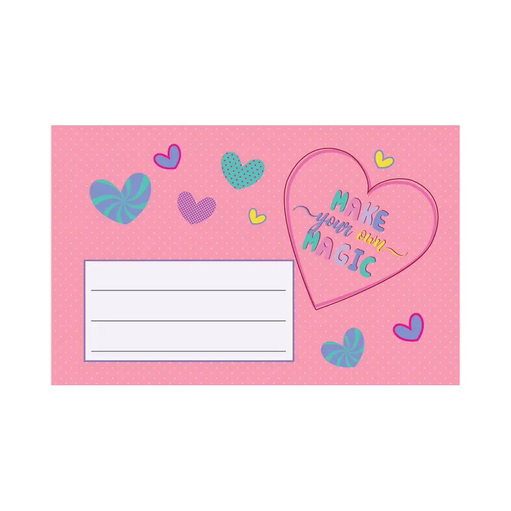 Nalepke za zvezke KIDS GIRLS 10/1