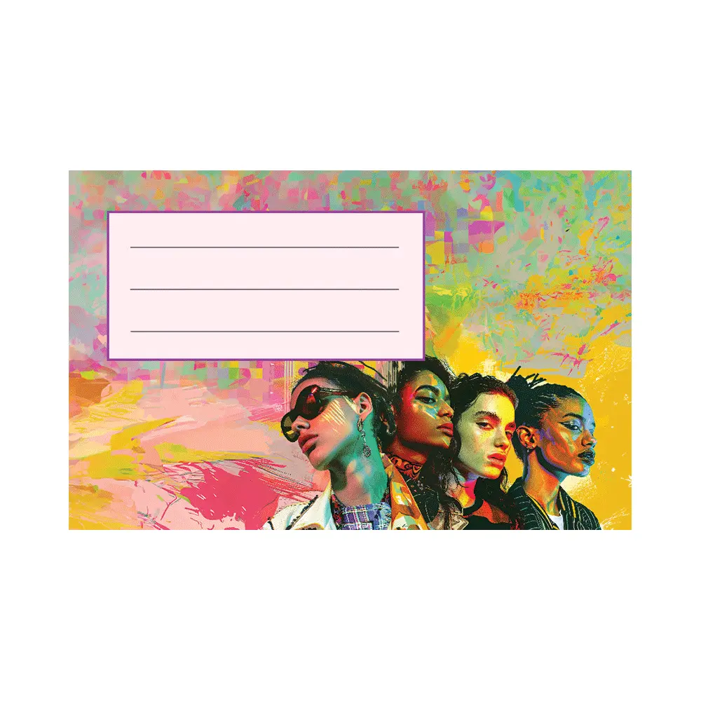 Nalepke za zvezke TEEN GIRLS 10/1